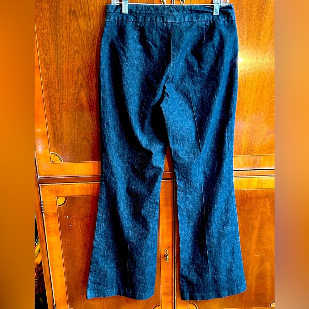 BISOU BISOU s10 dk rinse flare jeans-Look new-31.5”Inseam/10”Rise/11”leg opening - Picture 2 of 6